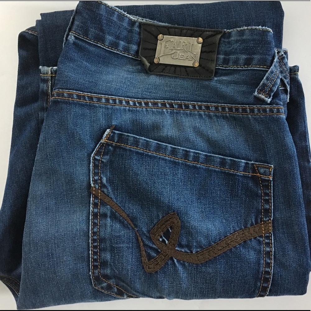 Earl Men’s Button Fly Jeans Size 35/32